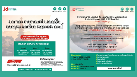 PANDI dan UNUD Gelar Kompetisi Pembuatan Website Berkonten Aksara Bali