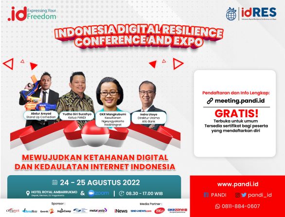 Perkuat Ketahanan Digital: PANDI Gelar Kegiatan Konferensi Dan Expo Ketahanan Digital (ID-RES)