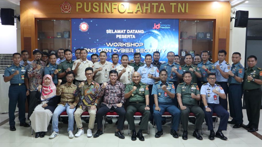 PANDI Bersama PUSINFOLAHTA TNI Laksanakan Workshop DNS & Cyber Security