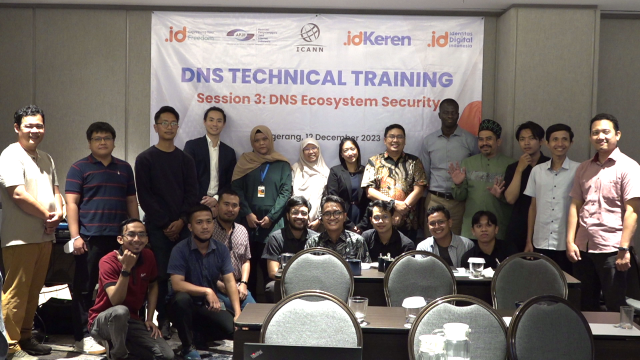 PANDI Bersama ICANN dan APJII Laksanakan DNS Technical Training Sesi 3