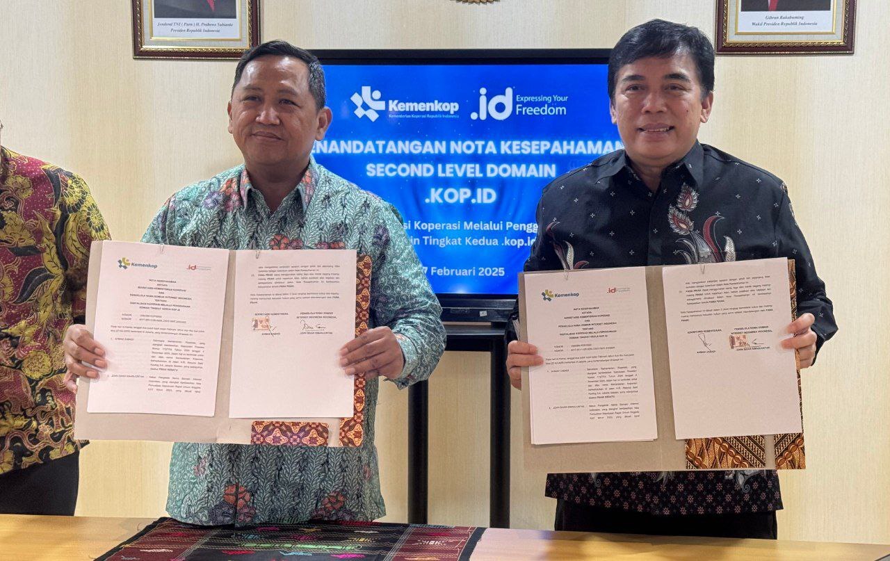 PANDI dan Kemenkop RI Bahas Regulasi Domain kop.id untuk Digitalisasi Koperasi
